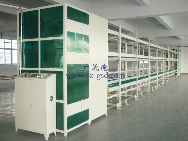 Set-top box aging test production line